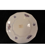 Antique White  Copper Blue Luster Plate 12 Panelled - £11.76 GBP