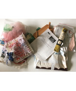 Craft supply lot used mixed craft supplies sewing ribbon bow making lap ... - €17,15 EUR