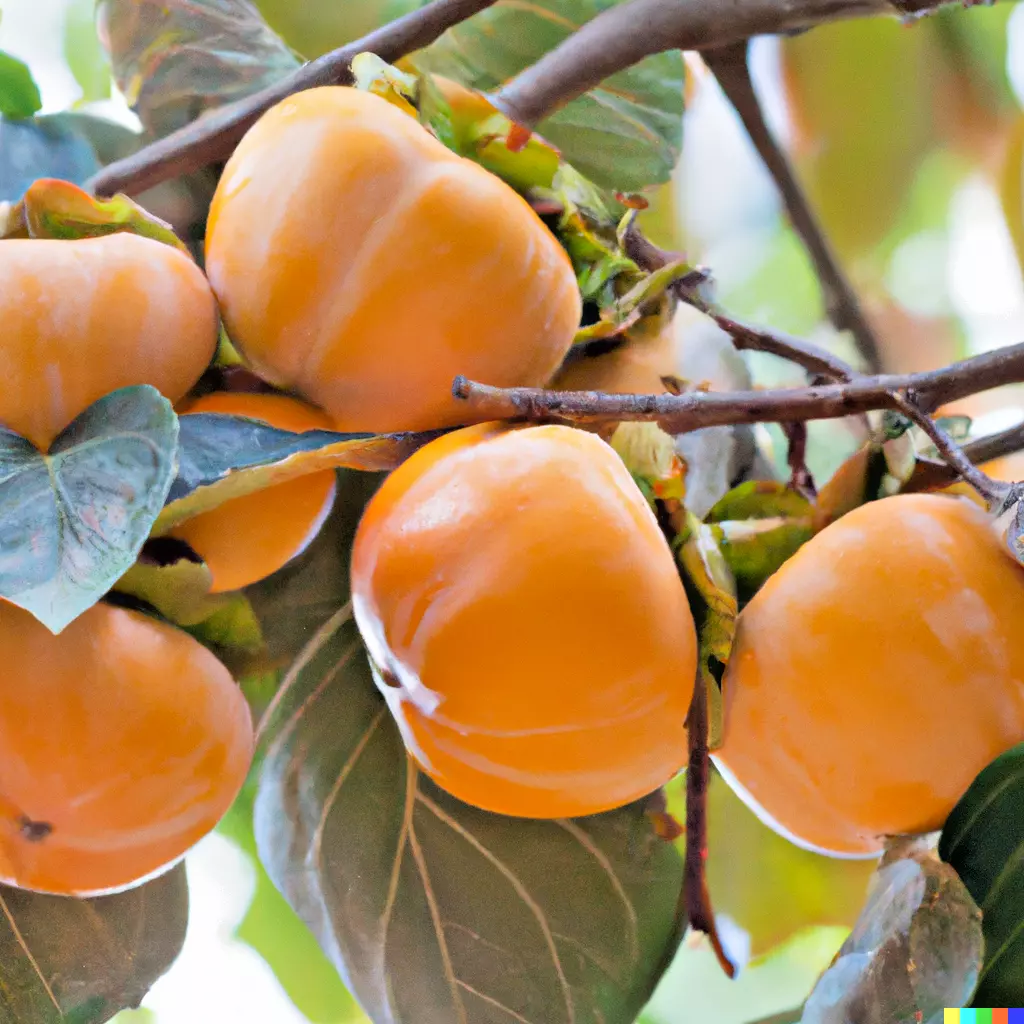 5 Japanese Persimmon Seeds Diospyros kaki Edible Fruit Tree - $12.50