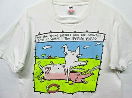 Vtg 1990 Sparky the Gigolo Dog Doggy Style Sex T SHIRT Sz L 90s By JOEY Mambo - £109.19 GBP
