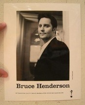 Bruce Henderson Press Kit Photo 8x10 - £20.17 GBP