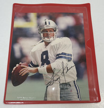 Dallas Cowboys Troy Aikman Autographed/Signed 10&quot;x8&quot; Photo, No COA - £102.25 GBP