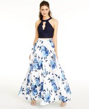 City Studios Juniors Lace Top and Long Floral Skirt - £30.25 GBP