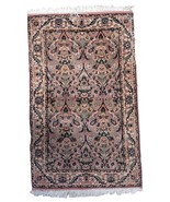 Handmade vintage Persian Kerman rug 2&#39; x 3.1&#39; (61cm x 97cm) 1950s -1C1067 - $379.11 CAD