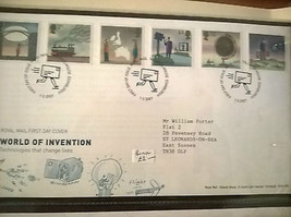 World Of Invention First Day Cover Complete 01.03.2007 Tallent House Mint - £2.70 GBP