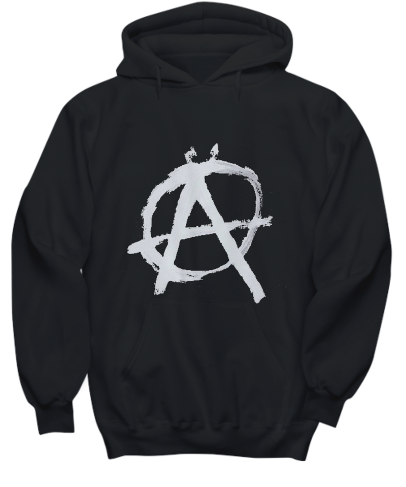 Anarchist Hoodie Anarchy Shirt A Symbol No Masters Free Market Punk Capitalist