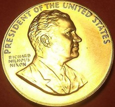 Gem Unc Richard Nixon Presidential Bronze Inauguration Medallion~Free Shipping - £7.15 GBP