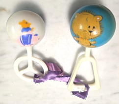 Lot Of 2 Vintage The First Years Pacifiers Rattles  Hong Kong 1976 - $11.87
