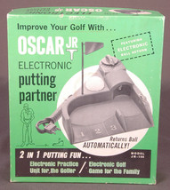 Vtg Oscar Jr Electronic Putting Partner-Ball Return-Golf Sumulator-Indoo... - £19.25 GBP