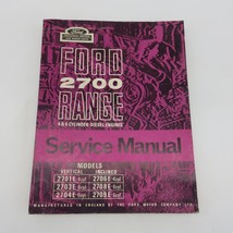 1966 Ford 2700 Range Industrial Engine Service Manual 4 &amp; 6 Cyl Diesel E... - $12.49