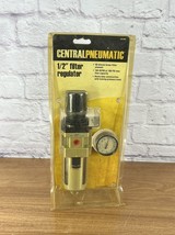 NEW Central Pneumatic 1/2&quot; Filter Regulator with Dial Guage #68281 - $706.96 MXN