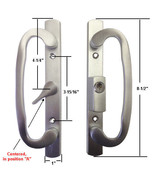 Gordon Glass® Sliding Glass Patio Door Handle Set, Mortise Type, A-Position - $115.64 CAD