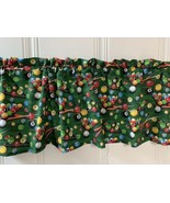 NEW Handmade Pool Table Balls  CURTAIN VALANCE 42x14 Billiards Curtains - £14.41 GBP