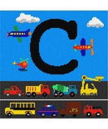 Pepita Needlepoint Canvas: Letter C Busy City, 10&quot; x 10&quot; - $78.00+