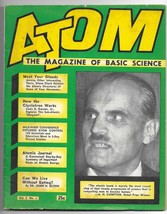 Vintage 1946 Atom The Magazine Of Basic Science Atomic Age A Bomb Rosicrucian Ad - £156.44 GBP