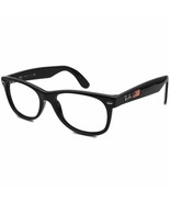 Ultra rare Ray-Ban Sunglasses Frame Only RB 2132-L 901 Black Italy 55 mm... - $499.99