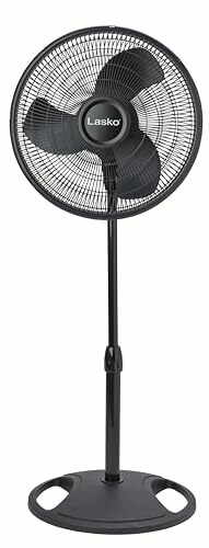 Lasko 16-in. Oscillating Stand Fan, Black 16&quot;/Black - $47.99