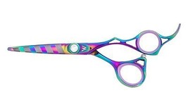 washi rainbow zebra shear ONLY best professional hairdressing scissors - £110.85 GBP