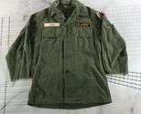 Vintage Army Shirt Mens 14.5.x 31 Type II Utility 1965 OG-107 Vietnam Di... - $93.25