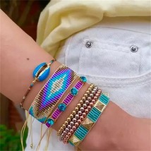 ZHONGVI Fashion MIYUKI Beaded Bracelet For Women Bileklik Pulseras Mujer 2020 Ha - £31.74 GBP