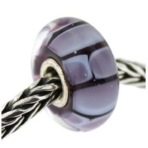 Authentic Trollbeads Glass 61412 Purple Fusion RETIRED - £10.80 GBP