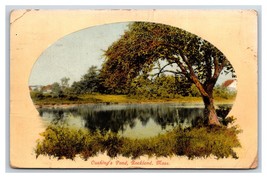 Cushing&#39;s Pond Rockland Massachusetts MA 1911 DB Postcard U1 - £4.23 GBP