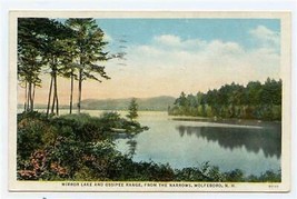 Mirror Lake &amp; Ossipee Range from the Narrows Postcard Wolfeboro New Hamp... - $13.86