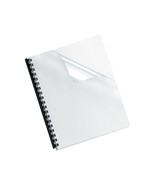 Fellowes Crystals Presentation Covers Letter Size Clear 25/Pack (52043) ... - £23.39 GBP