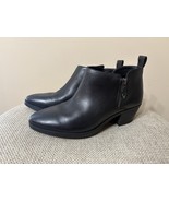 Vionic Cecily Black Leather Booties Waterproof Size 7.5 - €42,91 EUR
