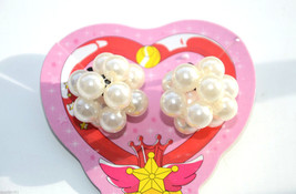 crystal carillon bell Sailor Moon World hair tie pearl jewelry vintage J... - $14.84