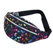 2020 Printed Waist Bag Women Fanny Pack Colorful Girls Bum Bag Travel Kids Belt` - £17.60 GBP