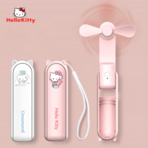 Portable Mini Power Bank with Fan Hello Kitty 1500mAh External Phone Charger - £19.47 GBP