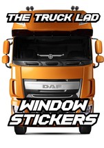 For Daf Tru Wheel Logo Window Vinyl Sticker X1 Xf Cf Lf Haulage Truck - £94.83 GBP