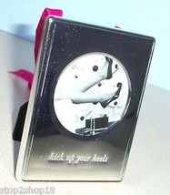 Kate Spade Lenox Silver Street Ornament Frame Etched &#39;Kick Up Your Heels&#39; New - £15.59 GBP
