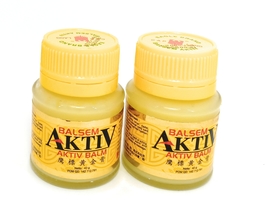 Aktiv Yellow Balm Balsem Kuning from Cap Lang, 40 Gram (2 Jar) - $32.24