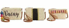 I.N.C. International Concepts Women&#39;s Tropical Straw Crossbody Bag - $25.99 CAD