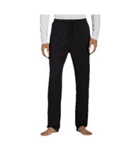 Athletic Works Men&#39;s Jersey Sleep Pants MEDIUM Pajama Lounge Solid Black... - $362.97 MXN