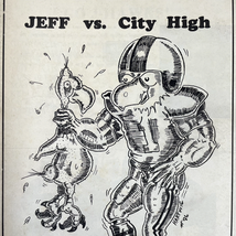 J-Hawks Jeff vs. City High Sept. 20, 1979 Magazine Football Program Iowa IA - $15.95