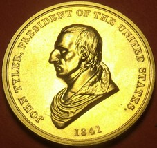 Gem Unc John Tyler Presidential Bronze Inauguration Medallion~Free Shipping - £6.98 GBP