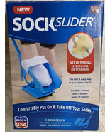 Sock Slider As Seen On TV 2-Piece Design Comfortably Put On &amp; Take Off S... - £9.95 GBP