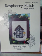 Cross Stitch Pattern Leaflet &quot;Rooms with a View&quot;  5th in &quot;Birdhouse Series&quot; - $5.69