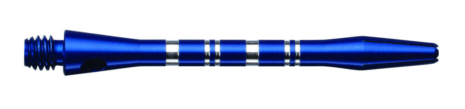 BLUE Striped Aluminum Dart Shafts 2&quot; Medium set of 3 - $4.95