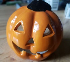 Halloween PUMPKIN Tealight Candle Holder. Free Shipping. Fast Shipping - £15.81 GBP