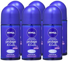 Nivea Nivea Roll-On Protection &amp; Care 50 ml Pack of 6 - £23.11 GBP