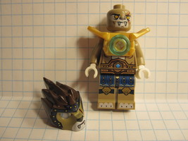 Lego Mini-Figure #loc012: Legends of Chima- Longtooth w/ Armor - $6.00