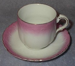Old Vintage Pink Luster Cup and Saucer Set - £10.29 GBP