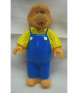 VINTAGE 1986 Berenstain Bears Papa Bear 3.5&quot; Vinyl Plastic Toy Figure 19... - £11.67 GBP