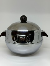 VTG Mid Century West Bend PENGUIN Hot/Cold Server Ice Bucket Bakelite Ha... - $39.58