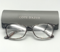 Cote d Azur Eyeglasses Frames CDA 295 C2 51-16-135 Full Rim Cocoa Smoke Crystals - £27.90 GBP