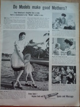 Vintage Lpana Toothpaste Do Mothers Make Good Models Print Magazine Ad 1945 - £7.96 GBP